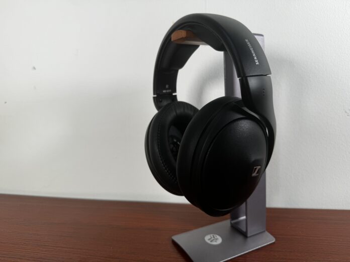 Sennheiser HD620S on a stand