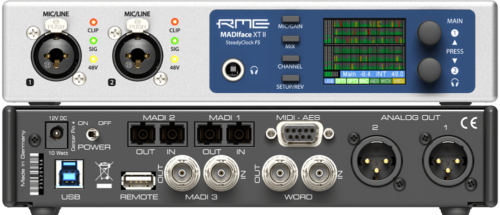 RME MADIface XT II front and back