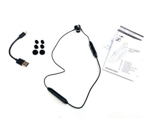 Sennheiser CX 150BT Wireless Box Contents